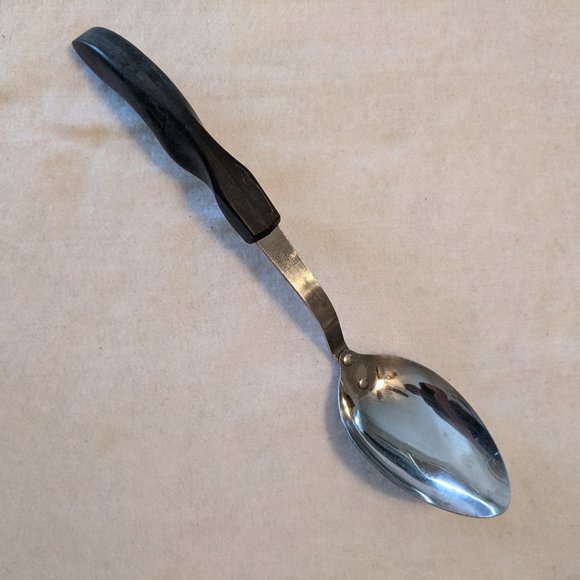 Cutco Other - Cutco No. 12 Serving Spoon Large Vintage Brown Orange Marbled Handle Stainless